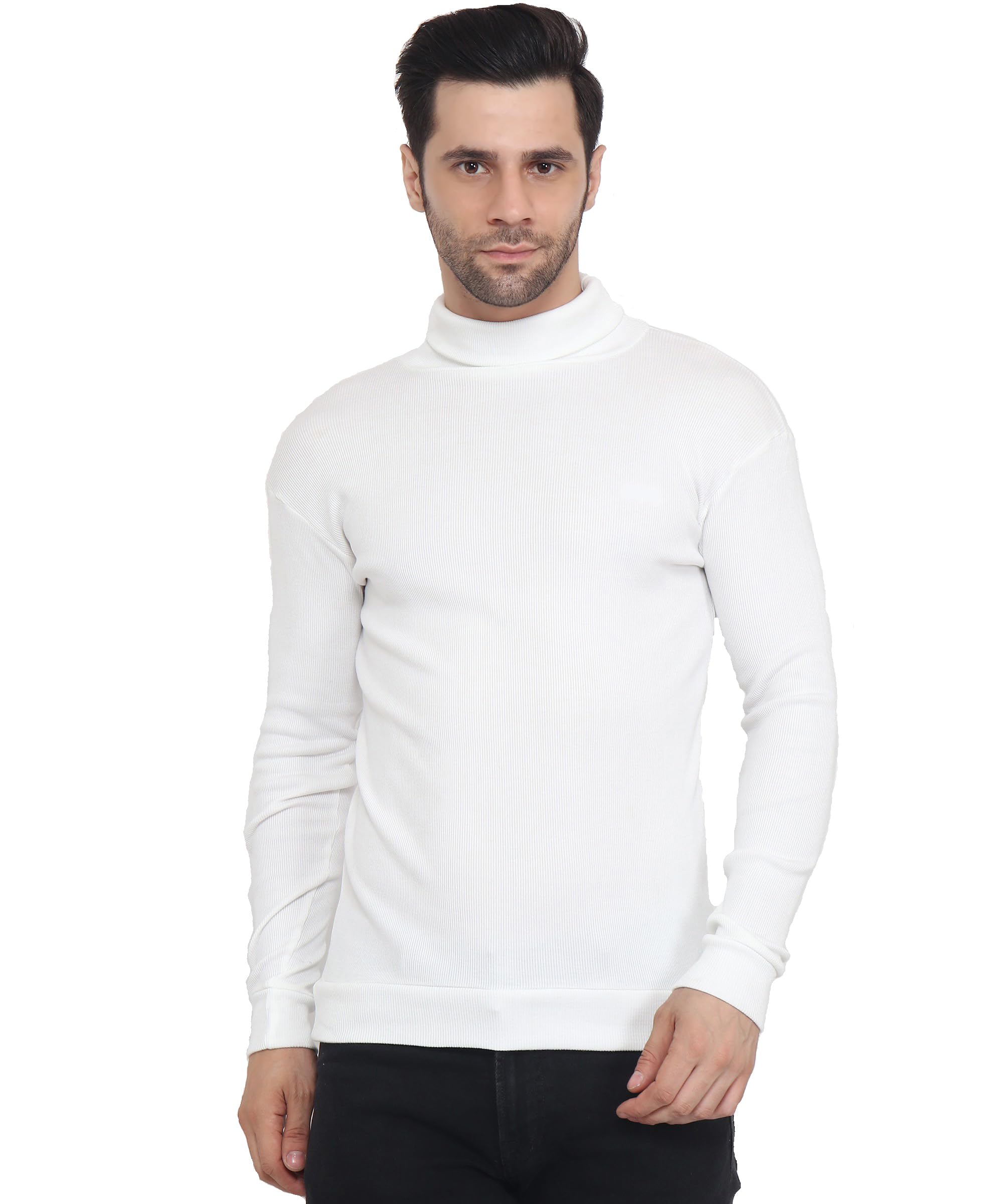 youthquake Mens Winter Season Highneck Full Sleeves/Sweater Pullover/Men Turtle Neck/Black Highneck T-Shirt-picture-34