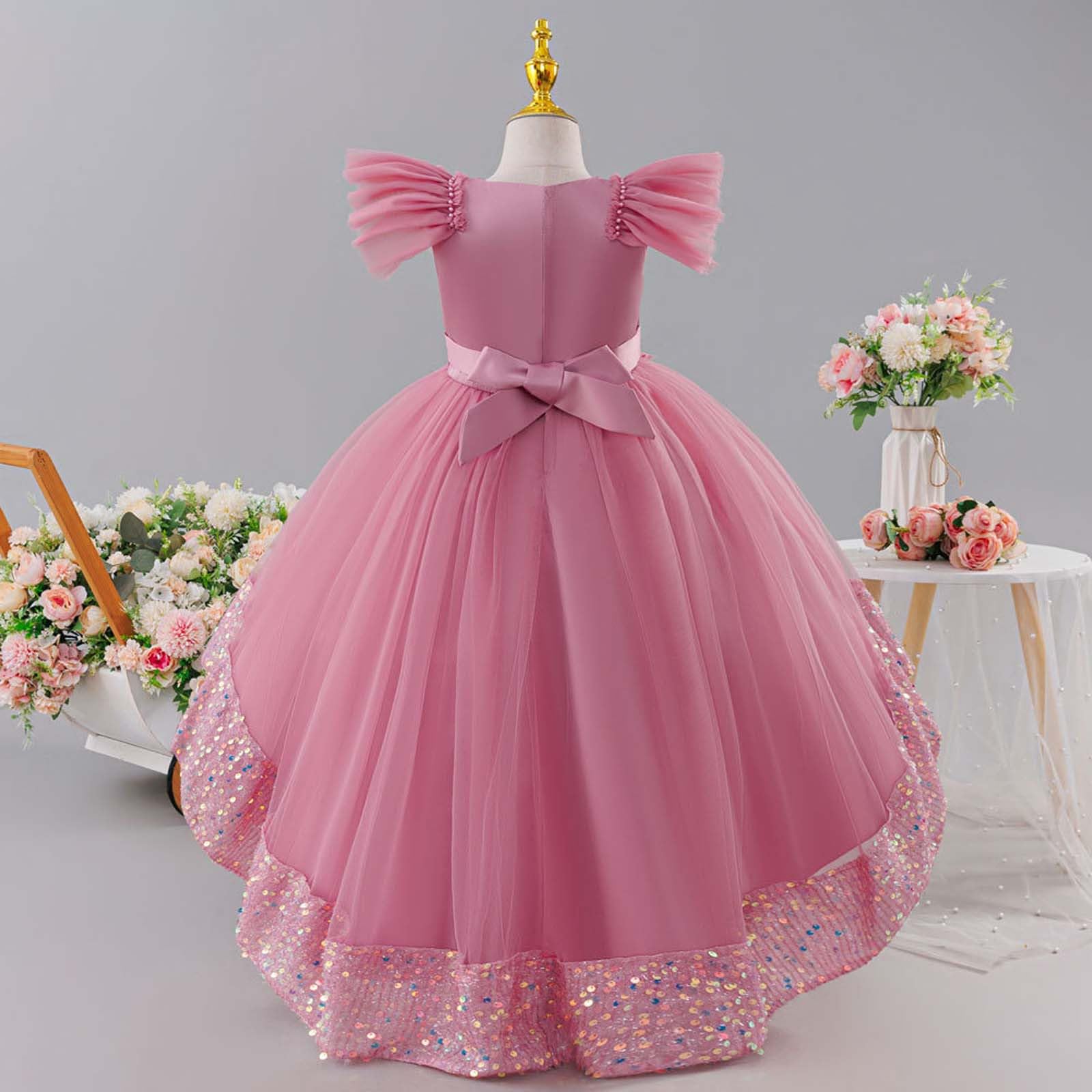 Genérico Tutu Ballet Niña Tutu Niña Falda para el día a día Vestido Festivo con Falda Multicapa Vaporosa, Tutú Versátil Carnavales, Primavera Y Celebraciones Al Aire Libre