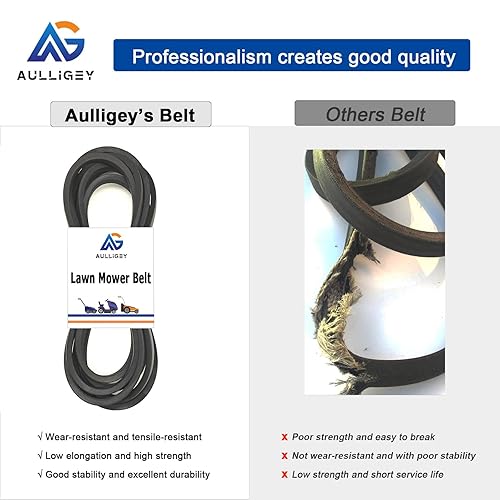 Miniatura 3 de Aulligey Correa de transmisión de tractor de césped para John Deere GX20006 L105 L107 L108 L110 L111 L118 L120 LA110 LA115 LA120 LA130 LA135 LA140