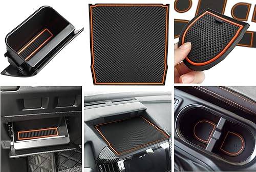 Auovo Moldura interior para Subaru Crosstrek/Impreza 2018-2023 - Bandeja portavasos, insertos forros, caja de fusibles, bandeja de almacenamiento