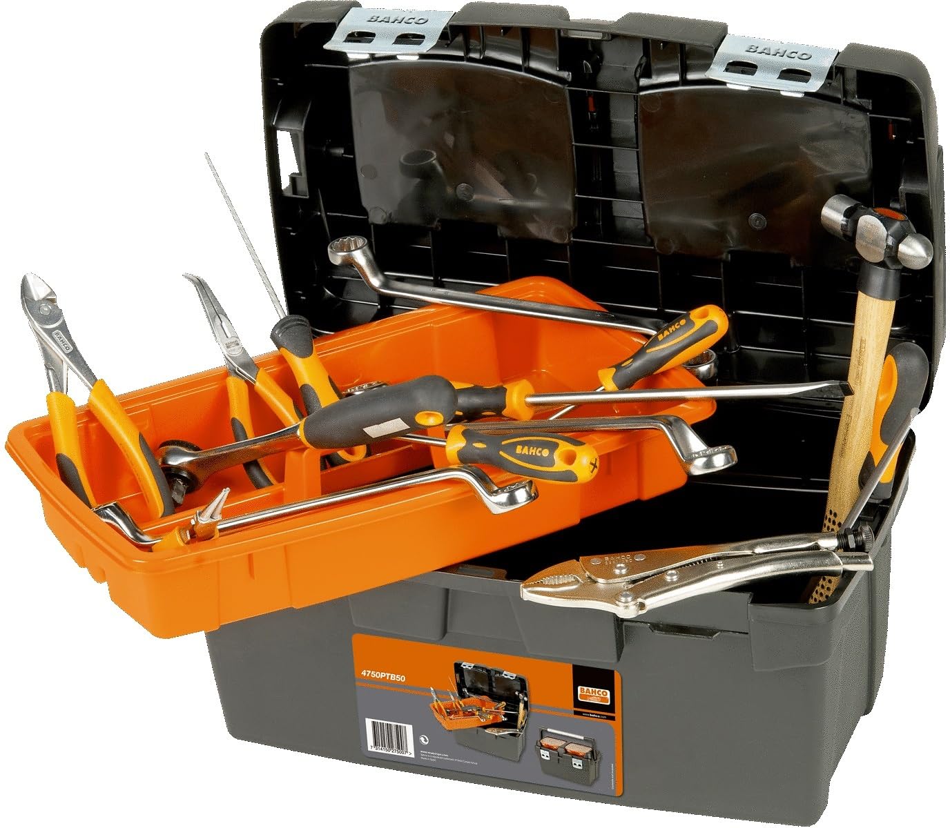 BAHCO Caisse à Outils en Plastique 500mm à Usage intensif 4750PTB50