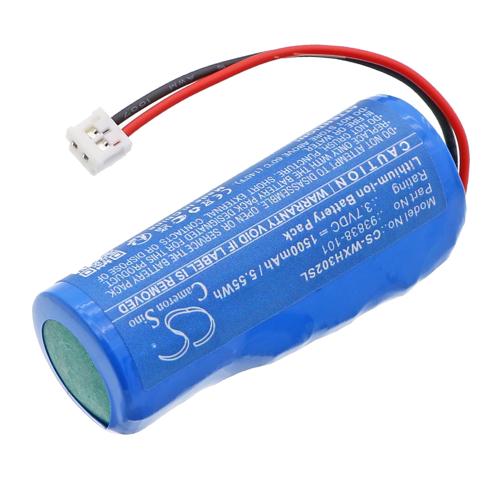 TECHTEK Battery 1500mAh compatible with [Wahl] Detailer Cordless Trimmer replaces 3024976, 93838-101