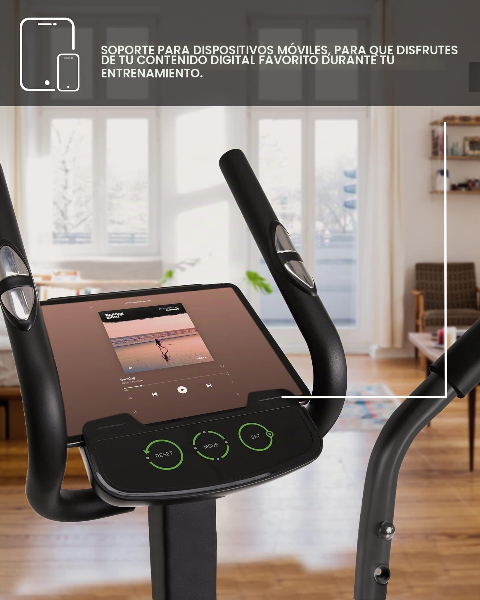 Zipro Elíptica Hulk, Resistencia de hasta 150 kg, Ideal para el hogar, Equipo de Entrenamiento Cardiovascular, máquinas de Ejercicio, Entrenador doméstico, 8 Niveles de Resistencia