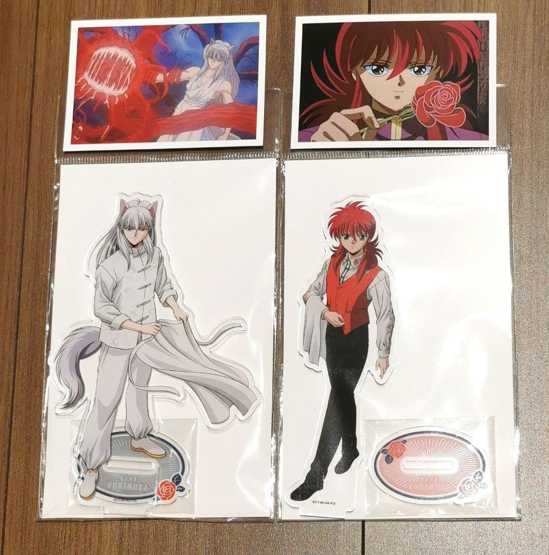 幽遊白書 蔵馬 妖狐 ビッグアクリルスタンド Amo cafe アモカフェ Amazon.co.jp: 幽遊白書 蔵馬 妖狐蔵馬 アクリルスタンド 特典 カード