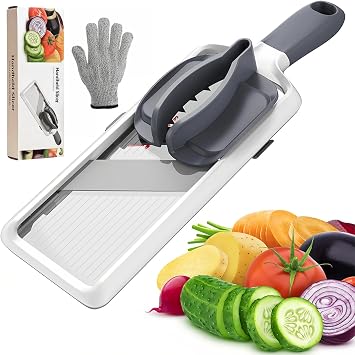 Handheld Mandoline Vegetable Slicer,Adjustable Thickness1-4mm