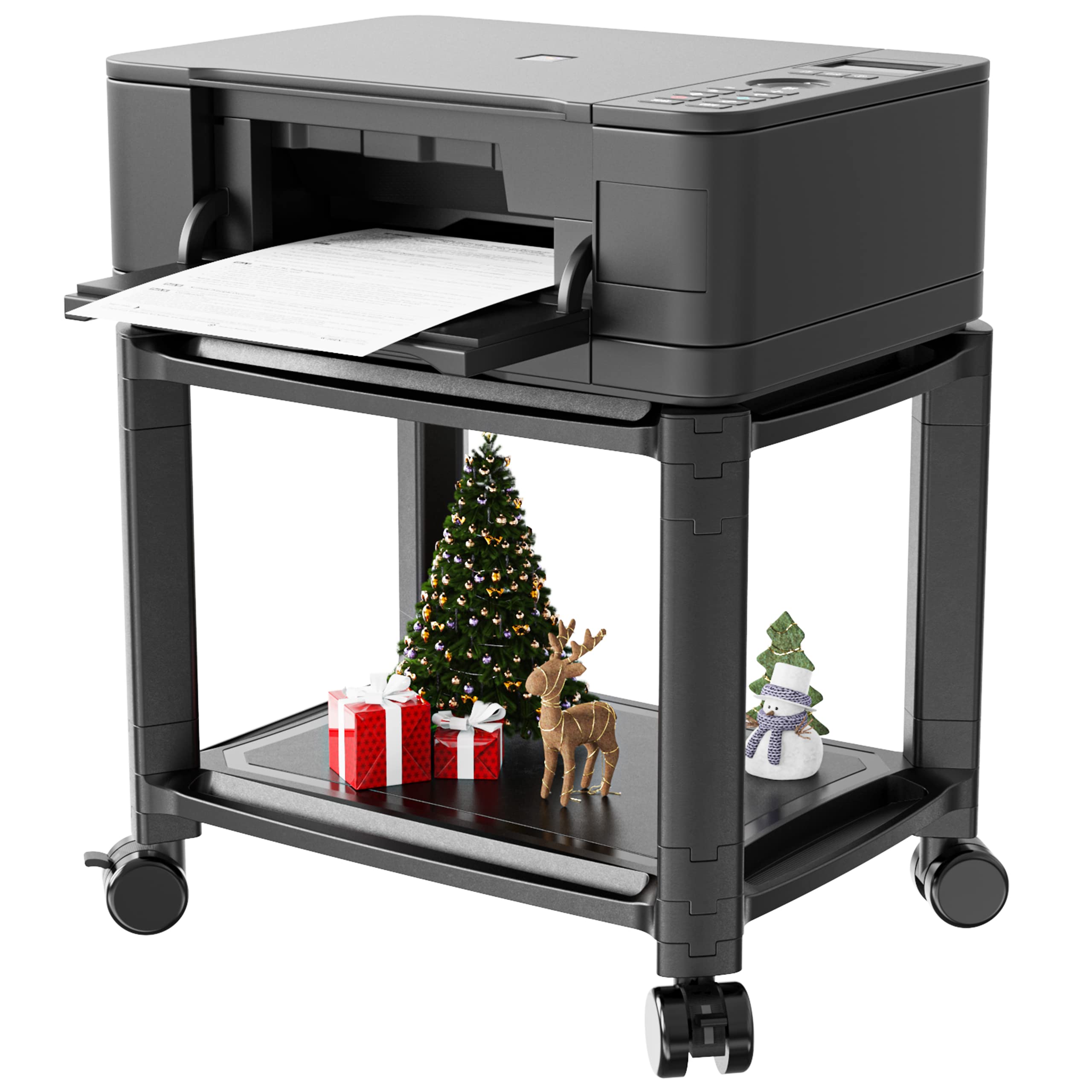 Buy PUTORSEN® Under Desk Printer Stand with Wheels, Rolling Printer