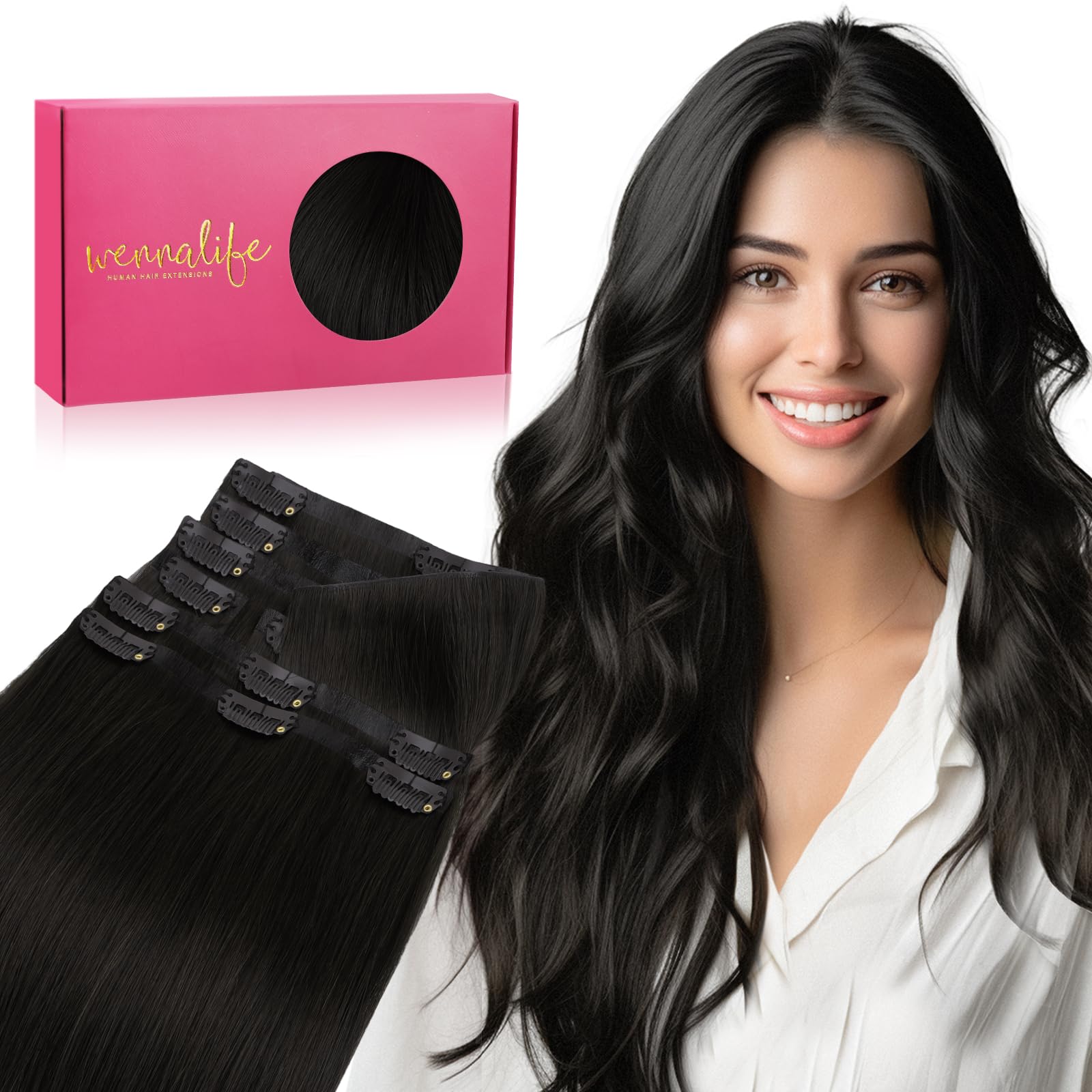 WENNALIFE Invisi Edge Clip in Hair Extensions