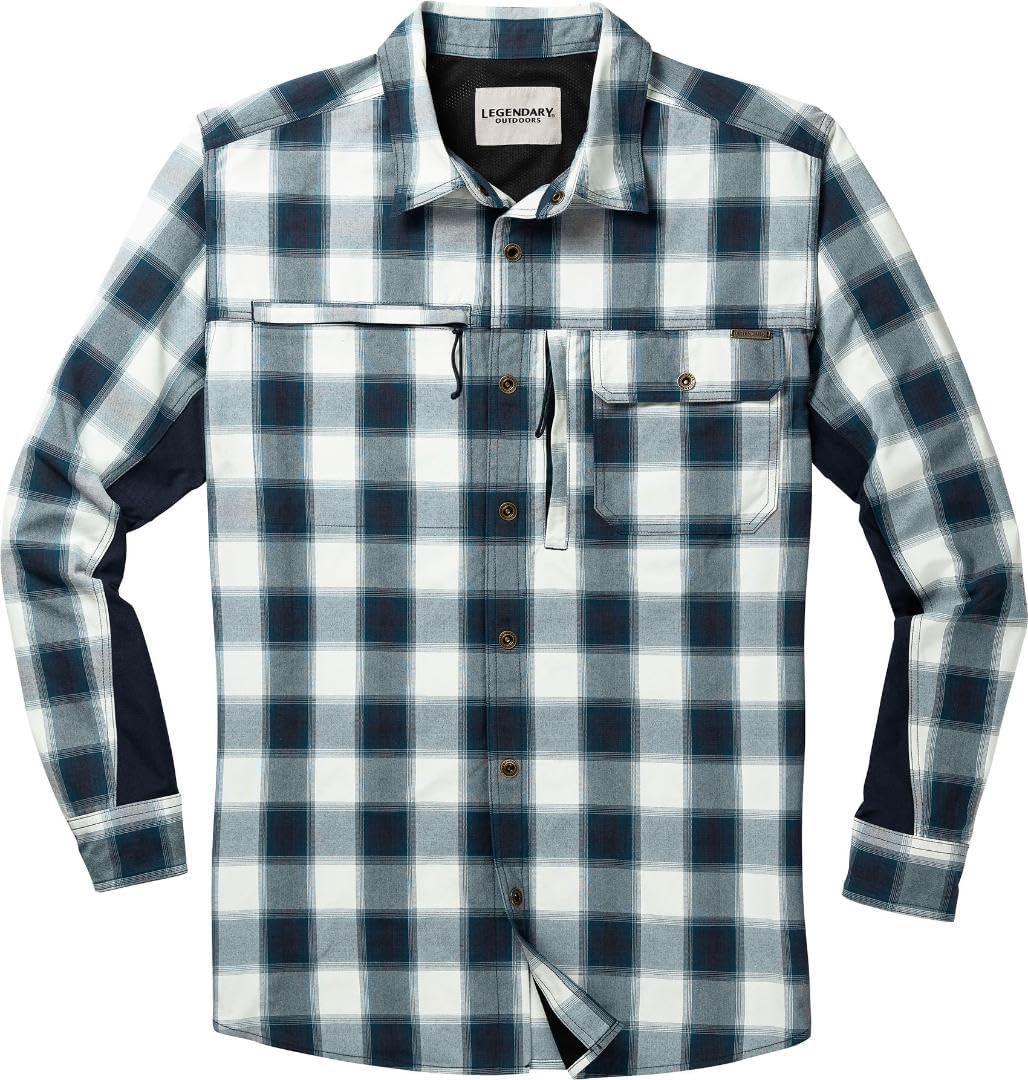 Legendary Whitetails Mens Quick Dry Moisture Wicking UPF 50+ Uv Sun Protection Long Sleeve Fishing Shirt - Image 5