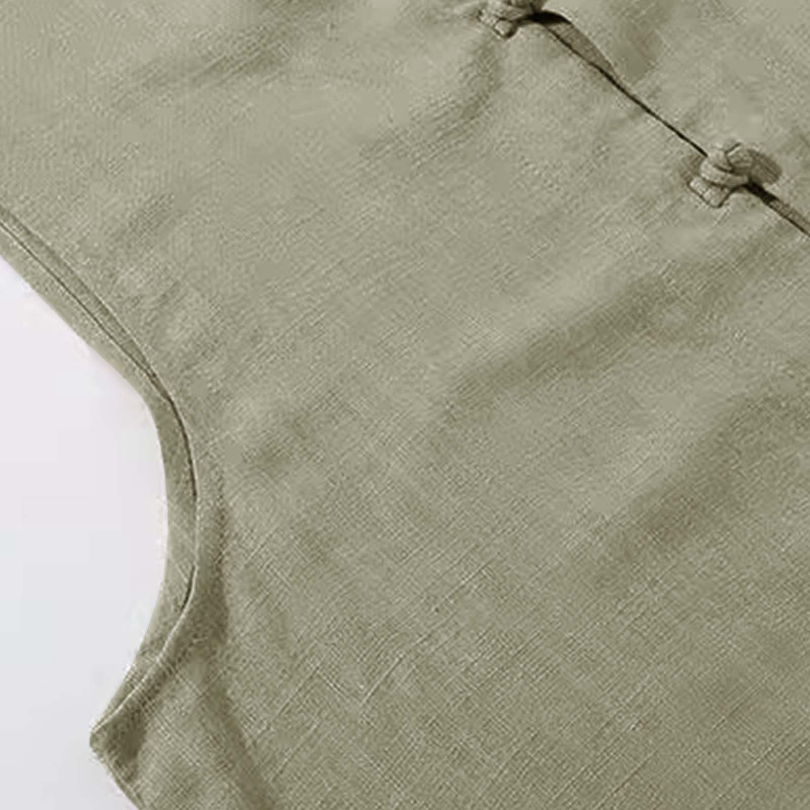 2025 – Gilet d'été fin en lin pour hommes, col en V, grande taille, costume à manches longues