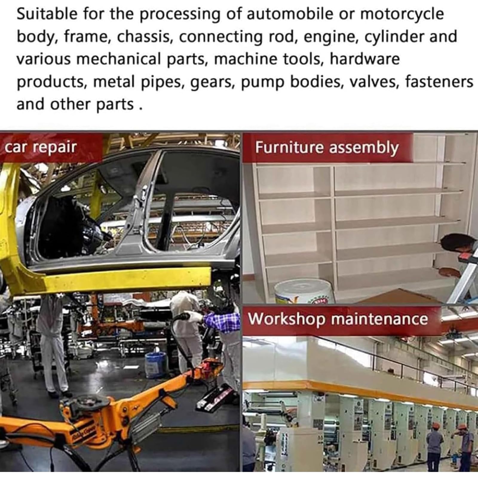 M3-M12 Máquina de roscado manual con 6 husillos, velocidad ajustable hacia adelante hacia atrás, roscadora neumática para uso industrial