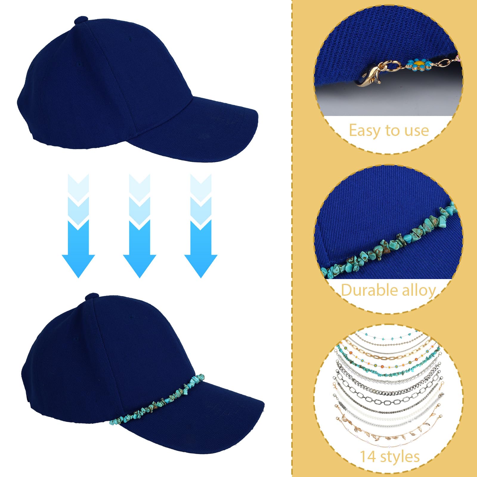 Mikovivi 14pcs Trucker Hat Charms Set - Image 4