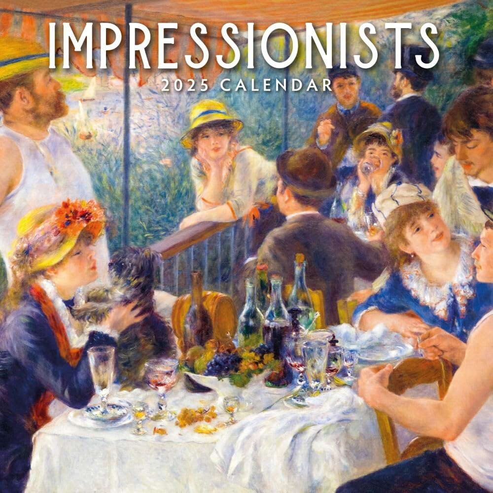 Impressionists 2025 Square Wall Calendar by Red Robin Publishing