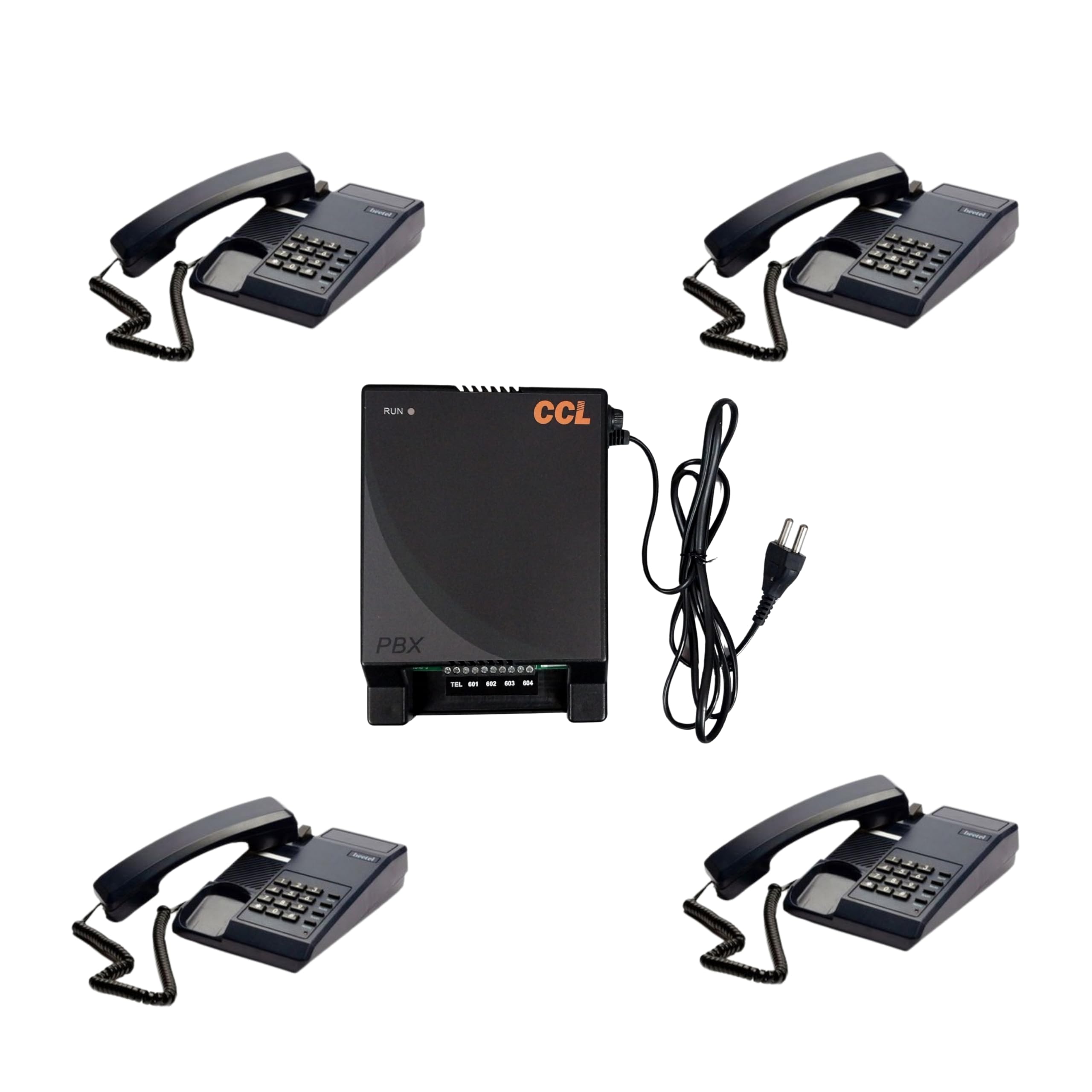 CCL104b EPABX Intercom System with 4 pcs BEETEL C11 Phone-image-6