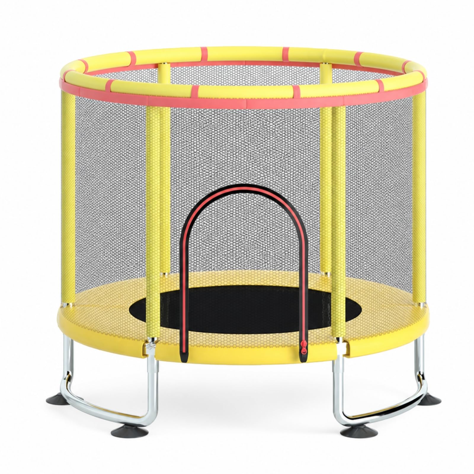 Ejercicio para Niños con Red Envolvente y Equilibrio con Patas Curvas con Ventosas Goma para Uso Seguro en Salones y Juego Interiores