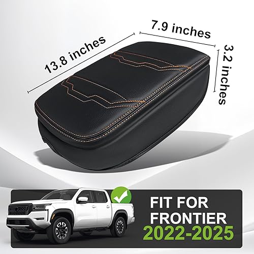 Miniatura 456 de Muslogy Funda de consola central compatible con Honda Pilot 2023 2024 2025, 2024 2025 2026 Ridgeline/Passport Accesorios para apoyabrazos, tapa