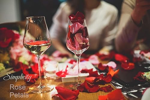 Miniatura 6 de Pétalos artificiales Simplicity, 1000 pétalos de rosas separados, no tejidos, decoración de bodas, fiestas