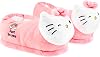 Hello Kitty Sanrio Pantuflas 3D para Niñas Adolescentes Mujeres, Suela Antideslizante Zapatos de Interior, Regalos Kawaii para Mujeres Mamá (Rosa, 5.5/6 US) 1