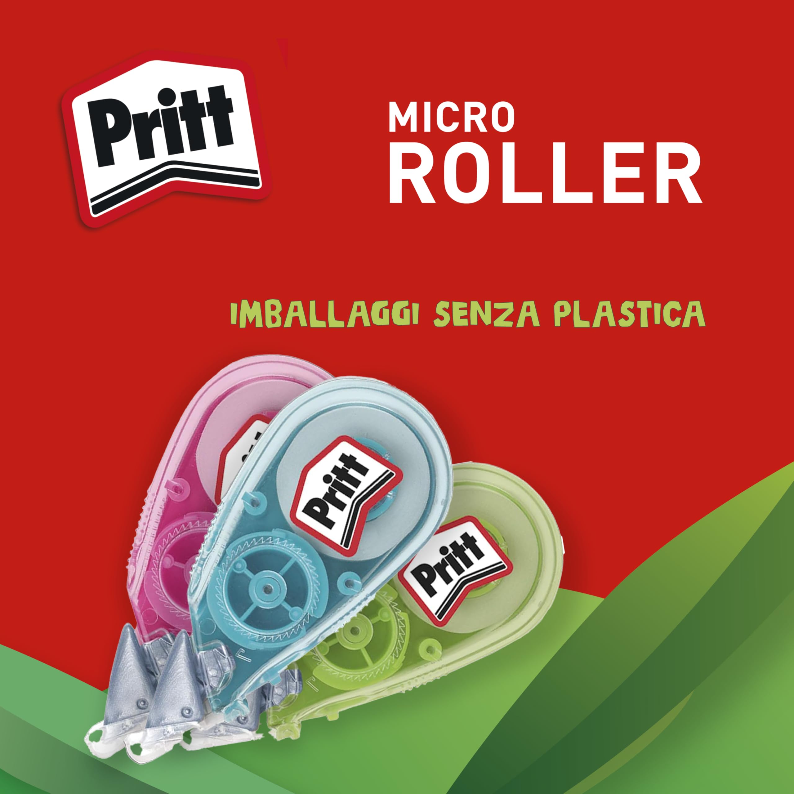 Pritt Micro Roller Corrector Nastrino Antimacchia Mini 3 szt. 5mmx6m