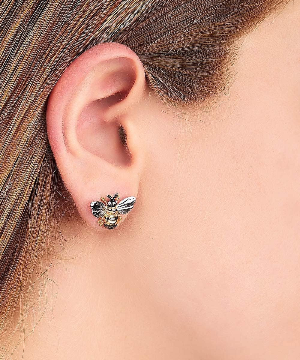Bumble Bee Stud Earrings