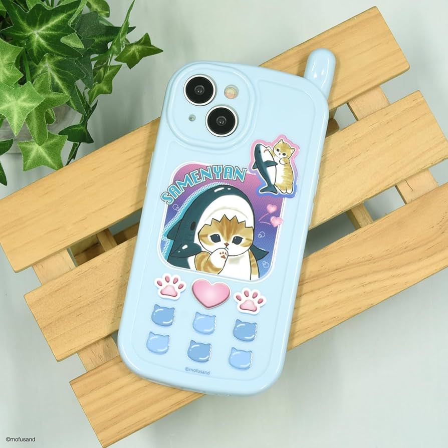 Amazon.co.jp: グルマンディーズ mofusand iPhone 15 / 14 対応 レトロ