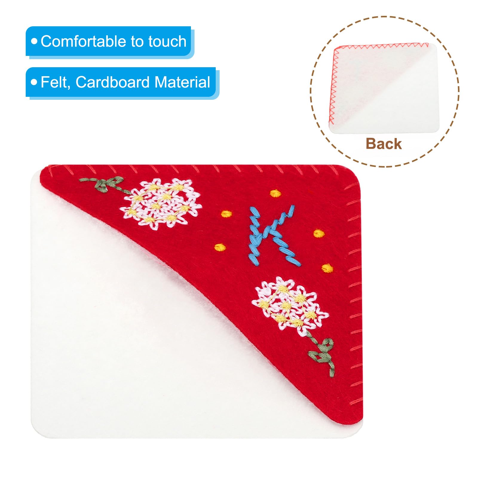 PATIKIL Personalized Embroidered Corner Bookmark - Image 3