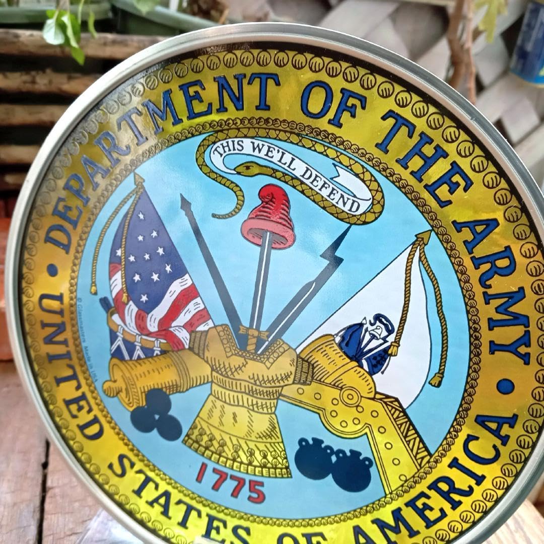 新品アメリカ陸軍省 エンブレム ステンドグラス グラスマスターズ社 Amazon.co.jp: アメリカ陸軍省 エンブレム ステンドグラス