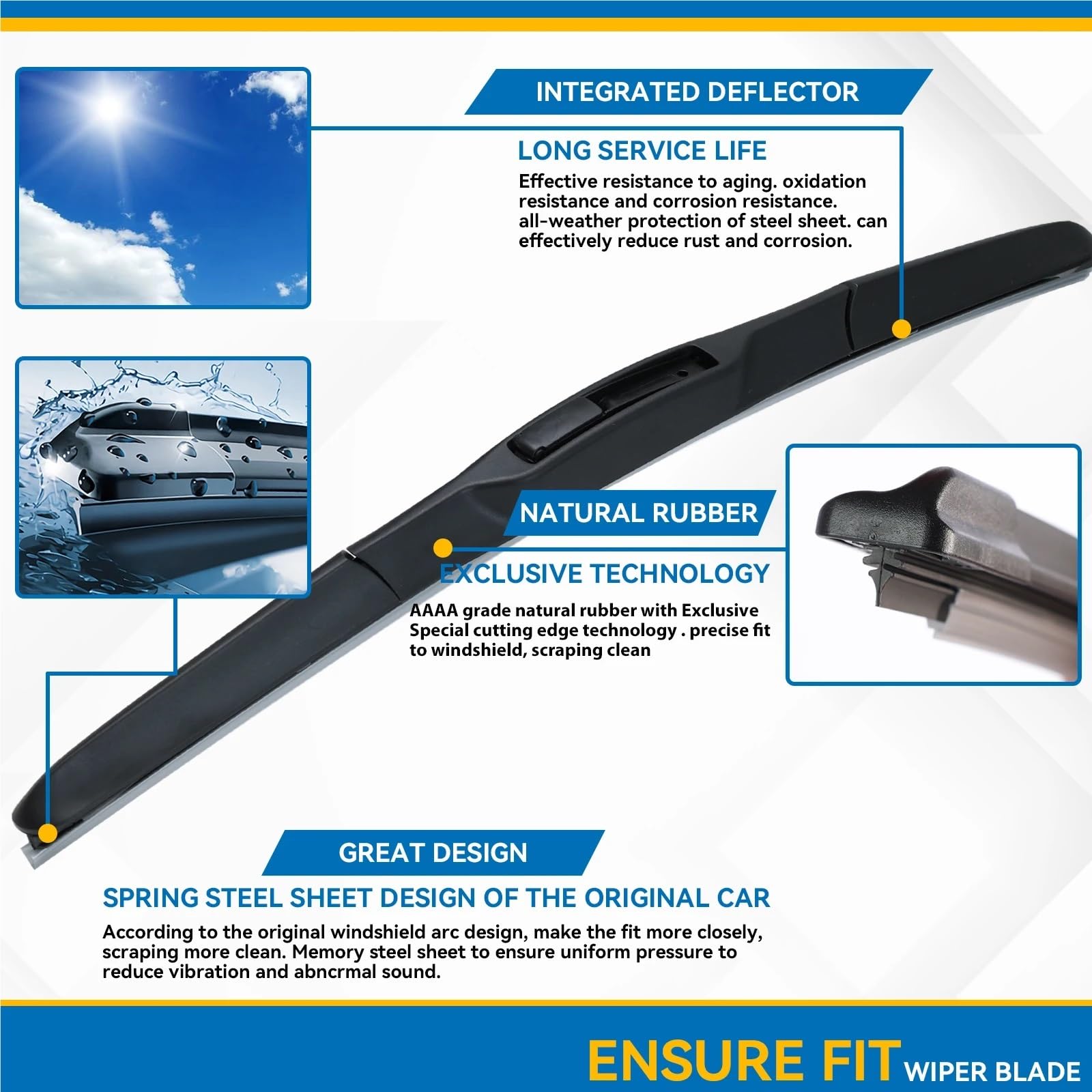 Escobillas Limpiaparabrisas Delanteras Híbridas LHD Para Subaru XV Crosstrek 2012-2016, Parabrisas, Ventana, Cepillo De Lluvia De 26" + 16"