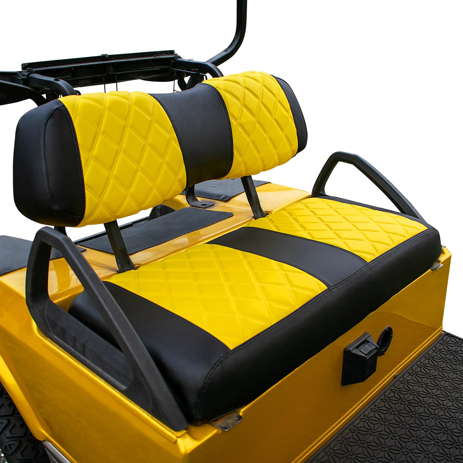 NOKINS Golf Cart Vinyl Diamond Seat Covers Fits Club Car DS 2000.5-Up — image 1
