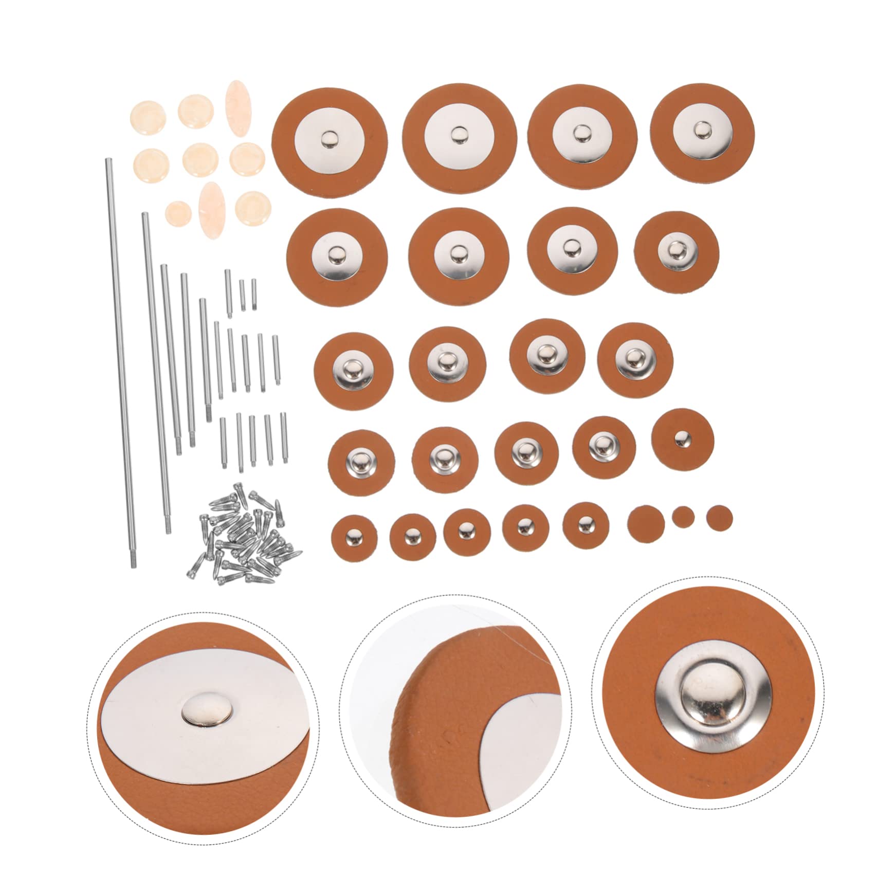 TOYANDONA 3zestawy Narzędzi Naprawczych Do Saksofonu Altowego z Podkładkami Dźwiękowymi Śrubami i Akcesoriami Do Konserwacji Instrumentów Muzycznych Idealny Dla Pasjonatów Saksofonu