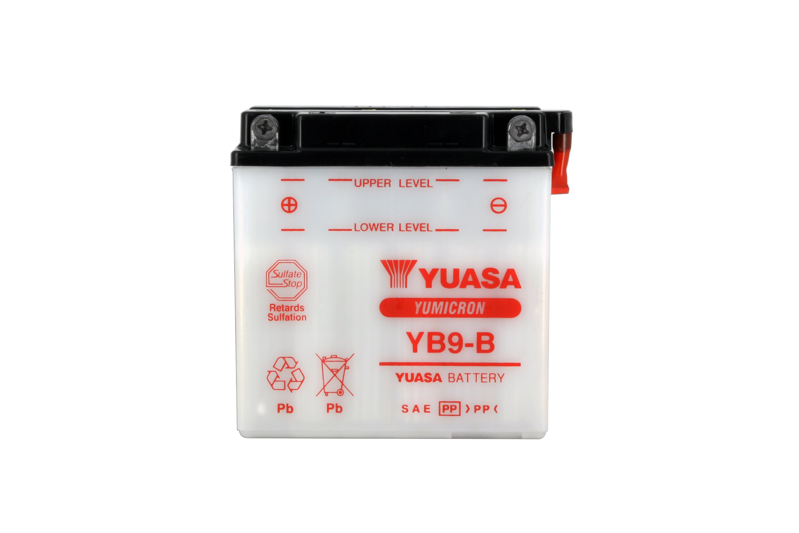 Batería Yuasa Yb9-b con mantenimiento