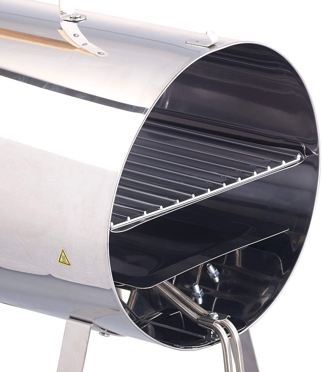 Rosenstein & Söhne Elektryczna stołowa wędzarnia ze stali nierdzewnej 1100 W do 250 °C