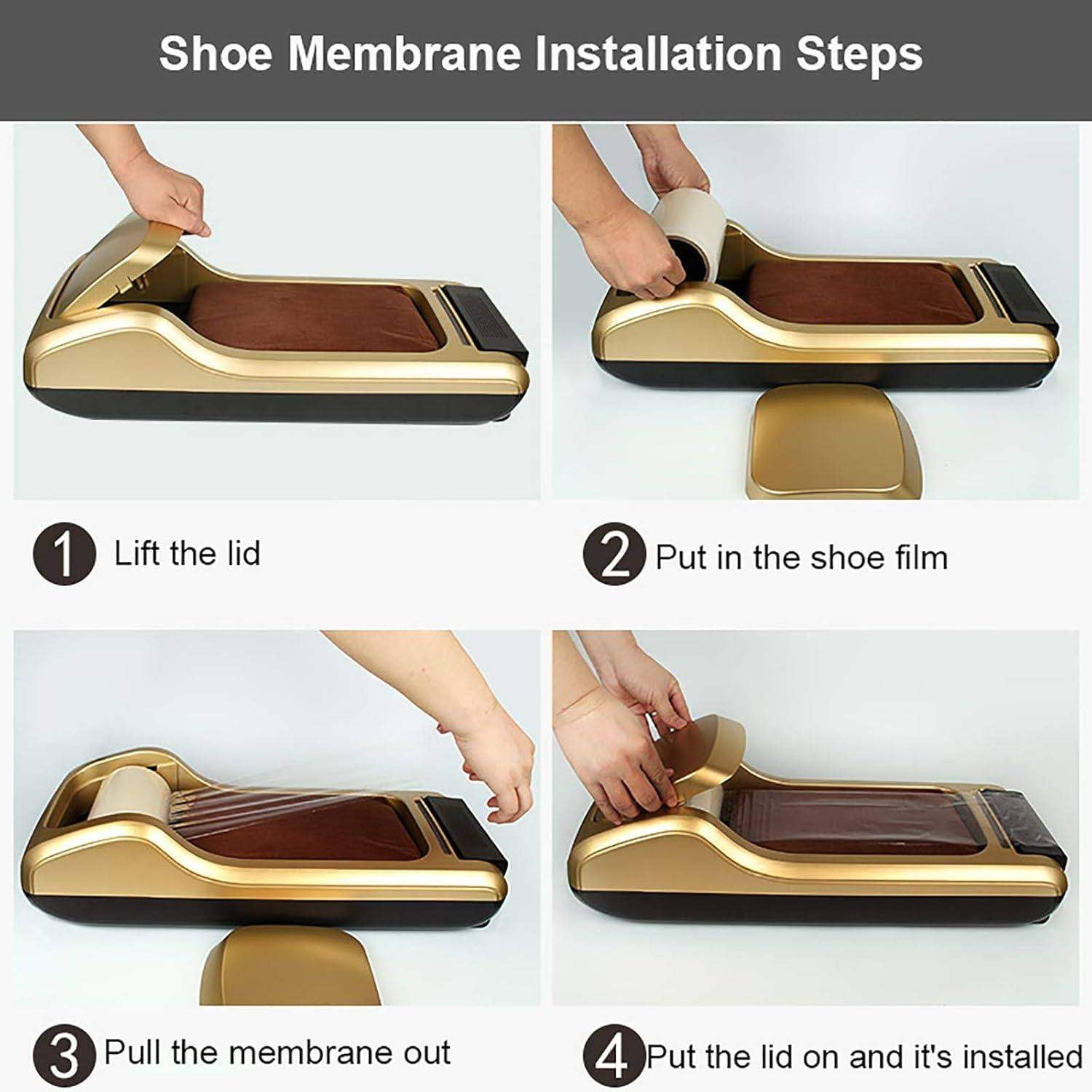 Distributore automatico di copriscarpe con membrana antiscivolo monouso, ideale per casa, ufficio e negozio