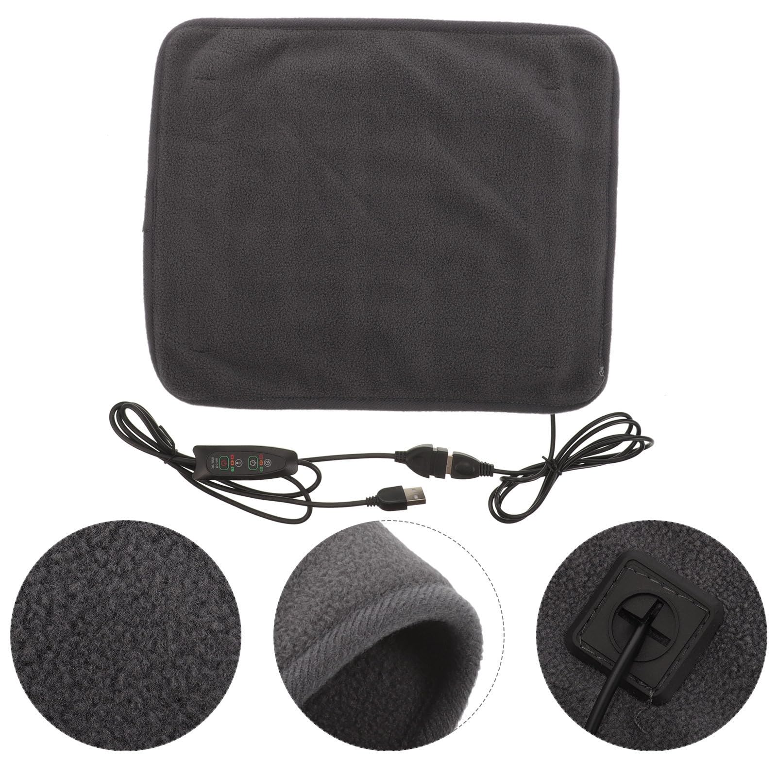 Tapis Chauffant USB pour Chat et Chien, Coussin Autochauffant en Polyester