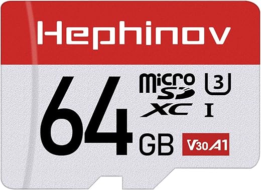 Hephinov Scheda Micro SD 64GB, Scheda di Memoria fino a 100 MB/s(R)...