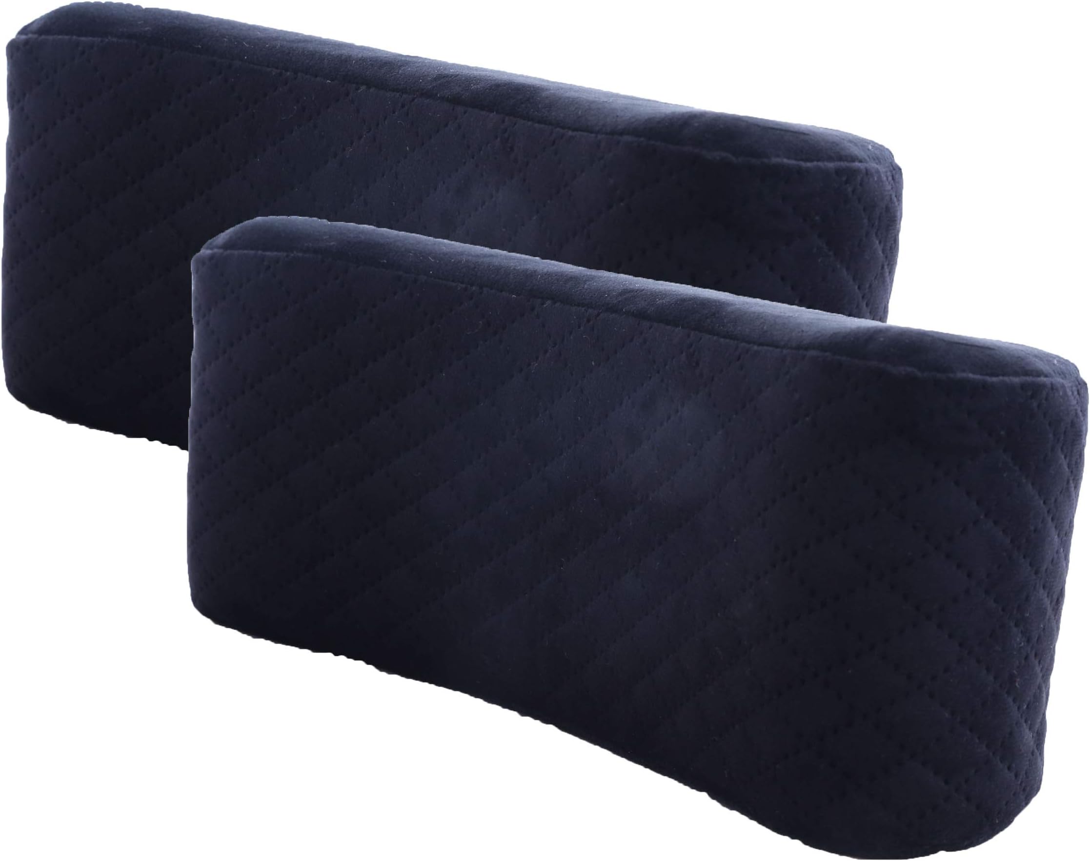 AUTOFIT Memory Foam Curve Shape CAR Neck Pillow, Black, Pack of 2 Pieces