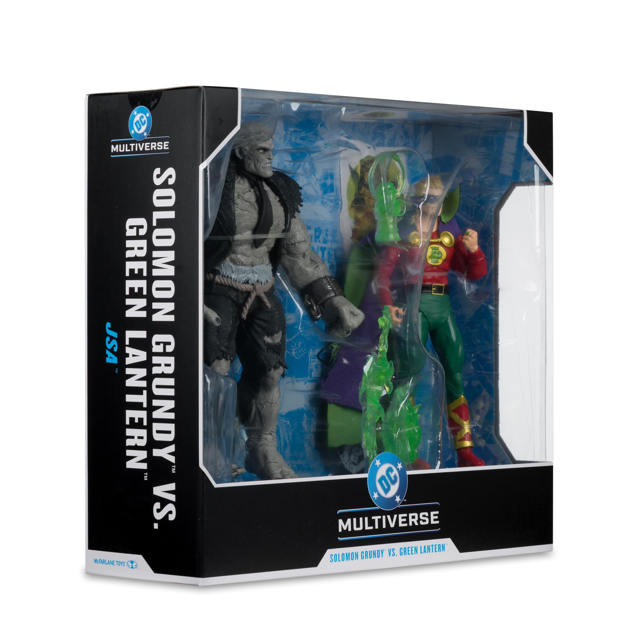 McFarlane Toys - DC Multiverse Solomon Grundy kontra Zielona Latarnia (JSA) figurka 17,8 cm i Mega figurka 2 szt