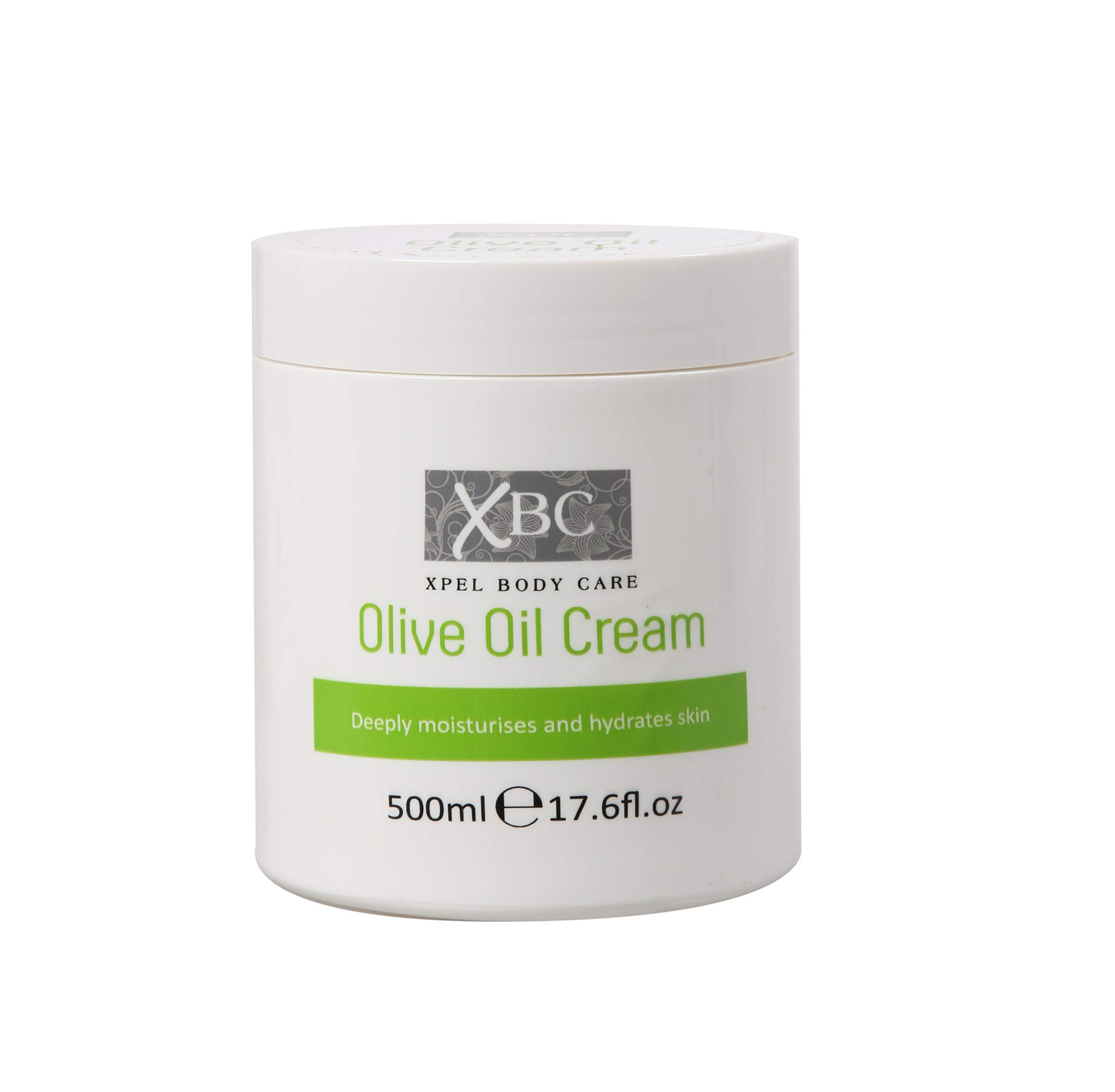 OLIVE OIL CREAM with Olive Oil Deeply Moisturises & Hydrates Skin, for Dry & Frizzy hair, for Women & Men, for All Skin Types 500ml