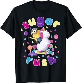 Despicable Me Minions Sugar Rush Candy Graphic T-Shirt T-Shirt