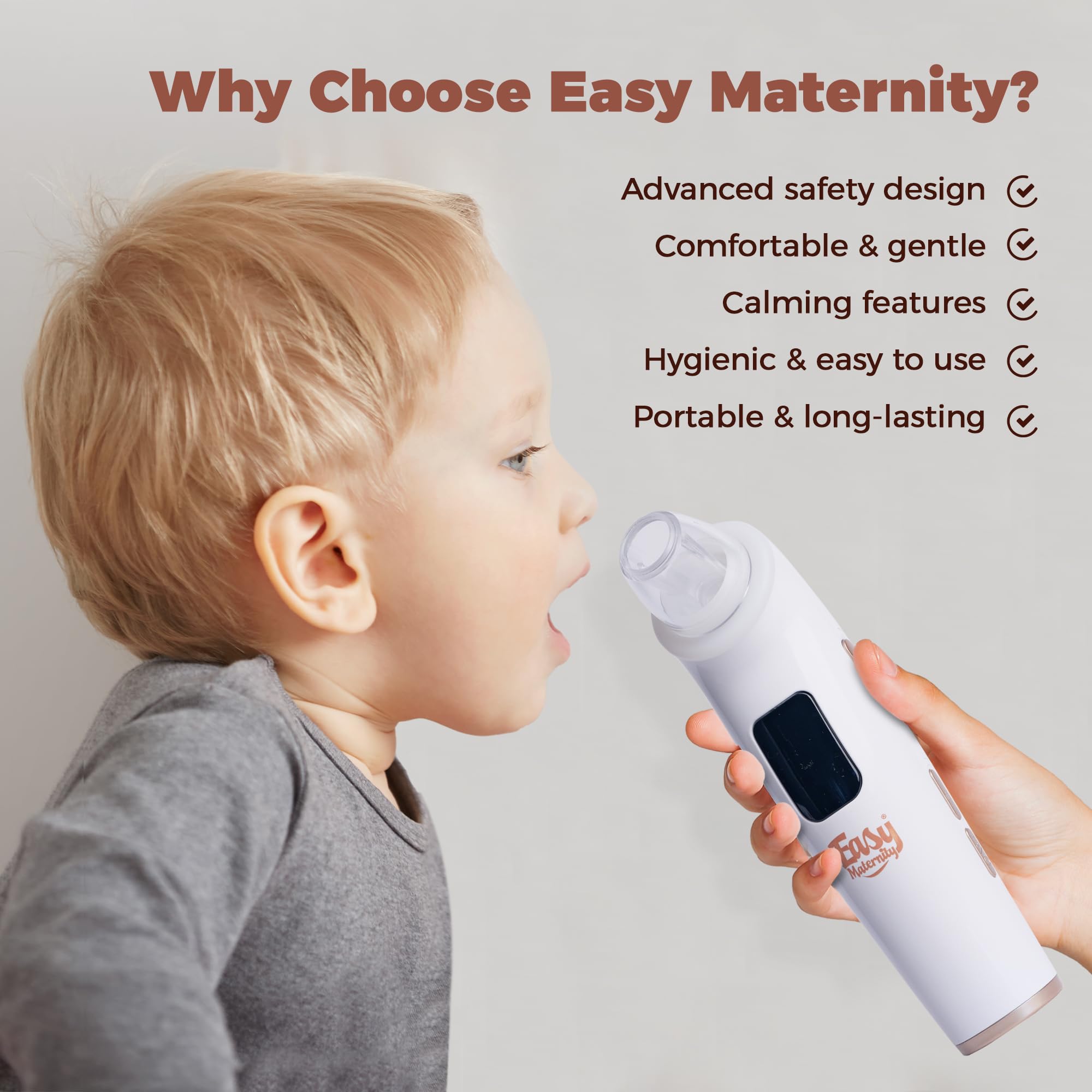 Aspiratore Nasale Benny - Per Neonati, Sicuro E Senza BPA