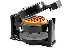 Elite Gourmet Stuffed Waffle Maker Flip Belgian Style