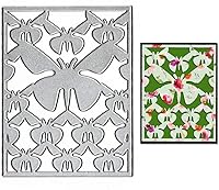 Vista 1 de ABTOLS Troqueles de corte de fondo de mariposa de resorte de metal para hacer tarjetas, marco de animales, troqueles de marco rectangular
