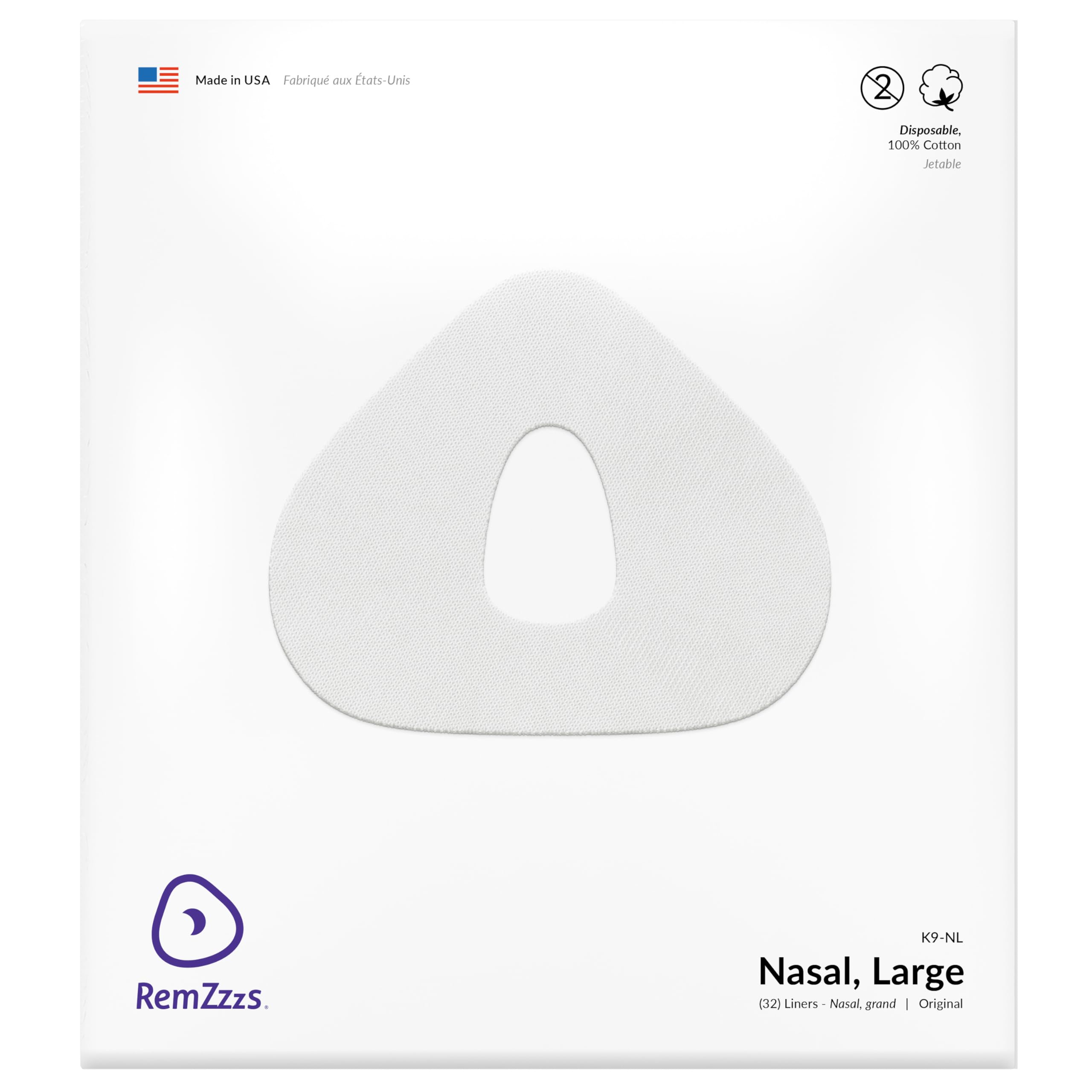 Nasal Cpap Mask Liners (K9-NL) - Reduce Noisy Air Leaks and Painful Blisters - Cpap Supplies and Accessories - Compatible with Respironics DeVilbiss and AG
