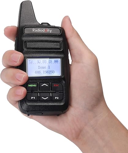 Miniatura 3 de Radioddity GD-73A DMRRadio analógica de dos vías 2 vatios UHF Radio de mano para principiantes con doble ranura de tiempo, batería de 3600 mAh,
