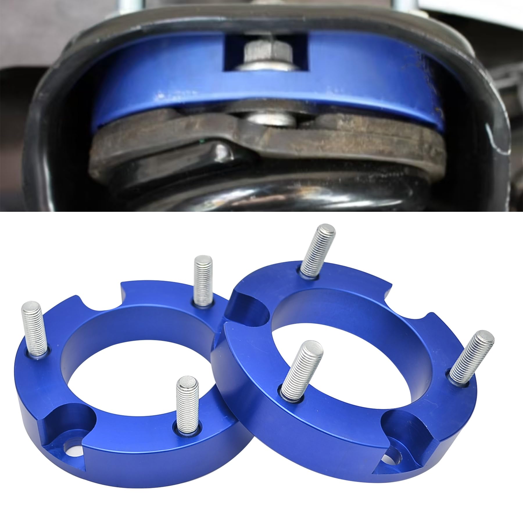 JS SUPER WORK 2" Front Leveling Lift Kits for T0Y0TA Hilux Vigo Revo Tacoma 2005-2014 / Fortuner 2012 2015 2016-2023/ FJ Cruiser 2016-2023,Shocks Absorber Coil Strut Spacers Spring Rais Kit