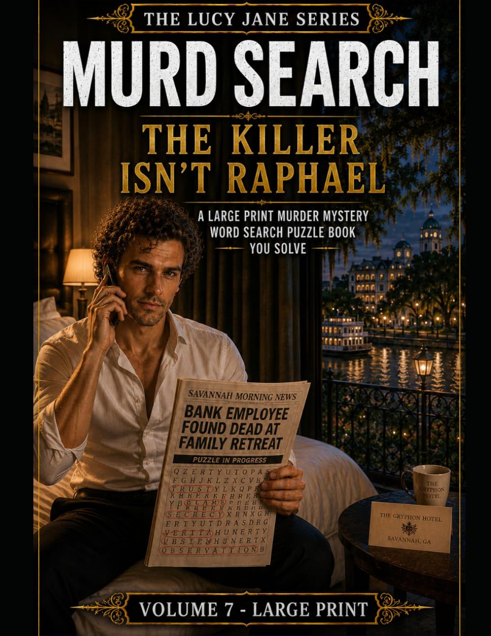 MURD SEARCH - THE KILLER ISN'T RAPHAEL: A Large Print Murder Mystery Word Search Puzzle Book You Solve (The Lucy Jane Mysteries™) (The Lucy Jane Case Files™)