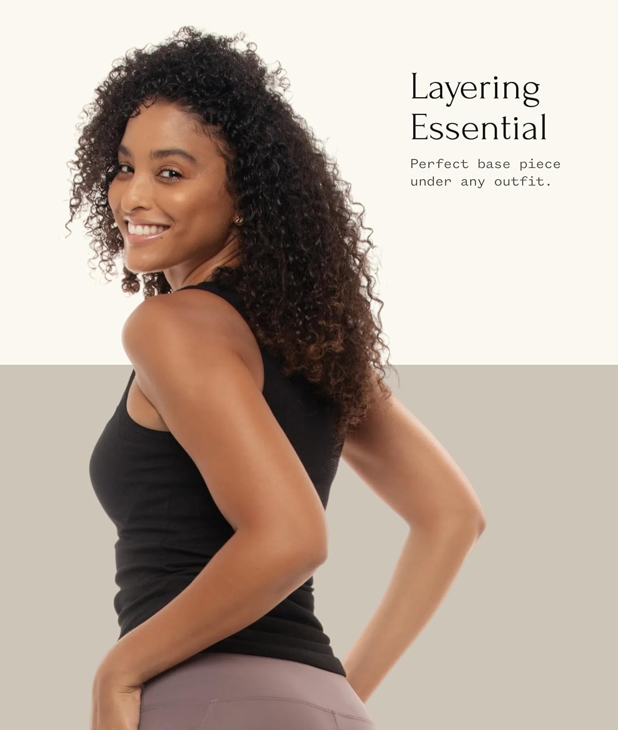 Felina Cotton Ribbed Tank Top - Class Tank Top for Women, Workout Tank Top for Women (Color Options Available) - Image 4