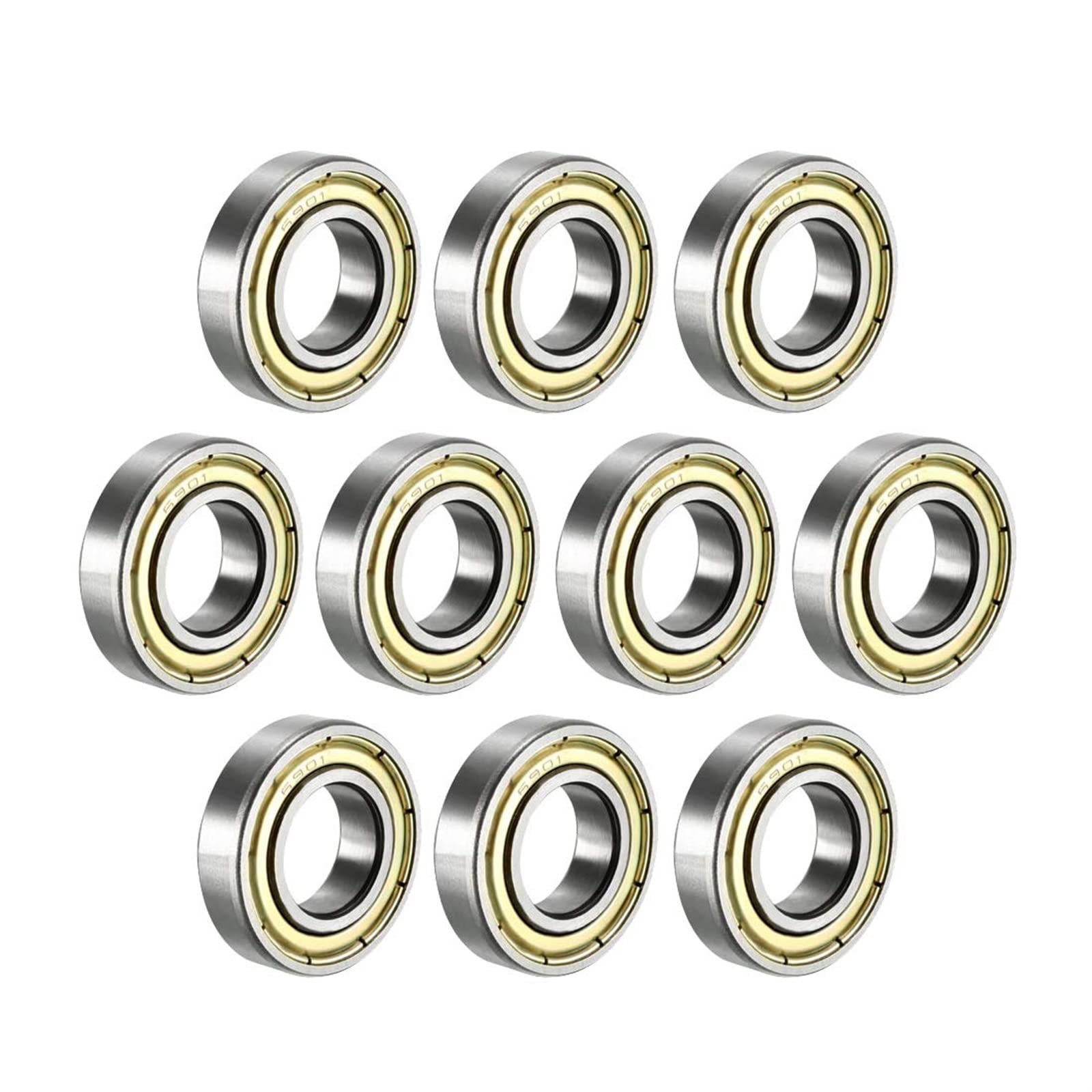 HYUJNAFZR 2Pcs Miniature Bearing 619/692 693 694 695 696 697 698 699zz Mini Ball Deep Groove Electric Nail Drill Machine Bearings(692ZZ 2X6X3MM)