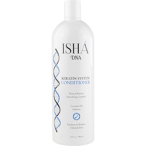 Keratin Treatment System Conditioner - Sulfate and Parabens Free - Perfect for Kera...