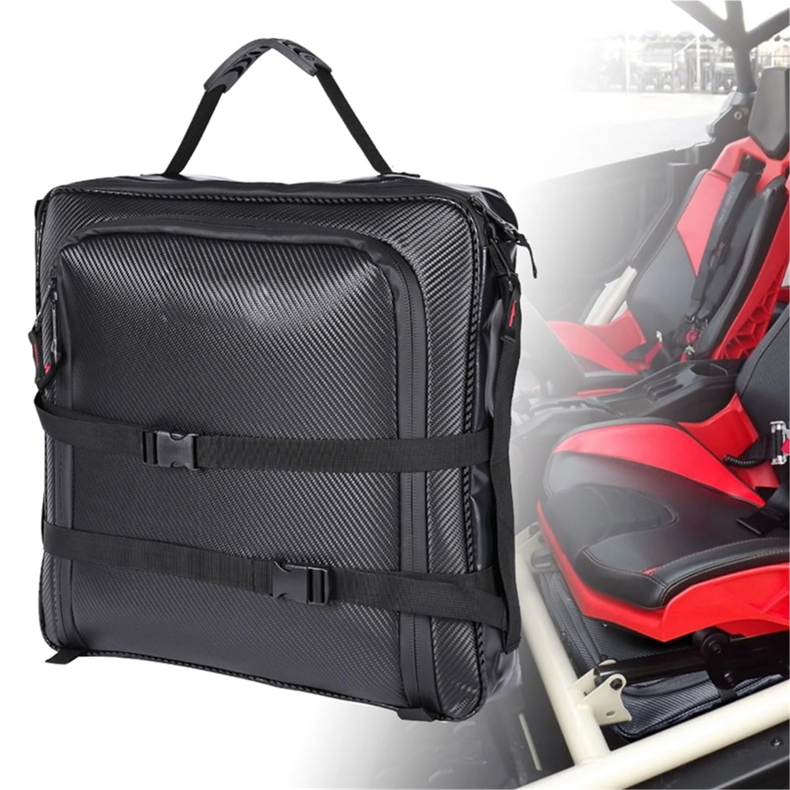 Bolsa De Almacenamiento Debajo del Asiento para Can Am Maverick X3 (2017-2021), PVC, Resistente Al Agua, Antichoque, para Herramientas UTV
