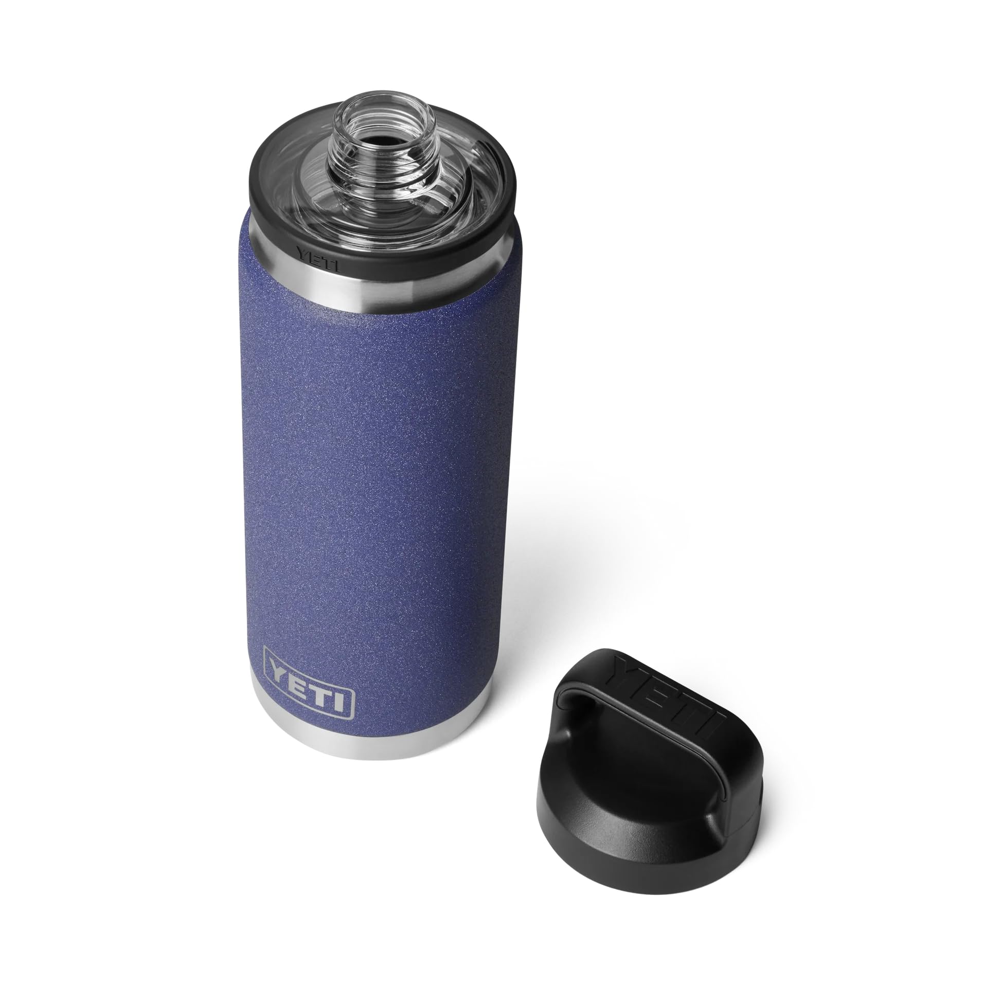 YETI Rambler Bottle Chug, Vacuum Insulated Stainless Steel Bottle with Chug Cap, Moon Dust, 26 oz (760 ml)